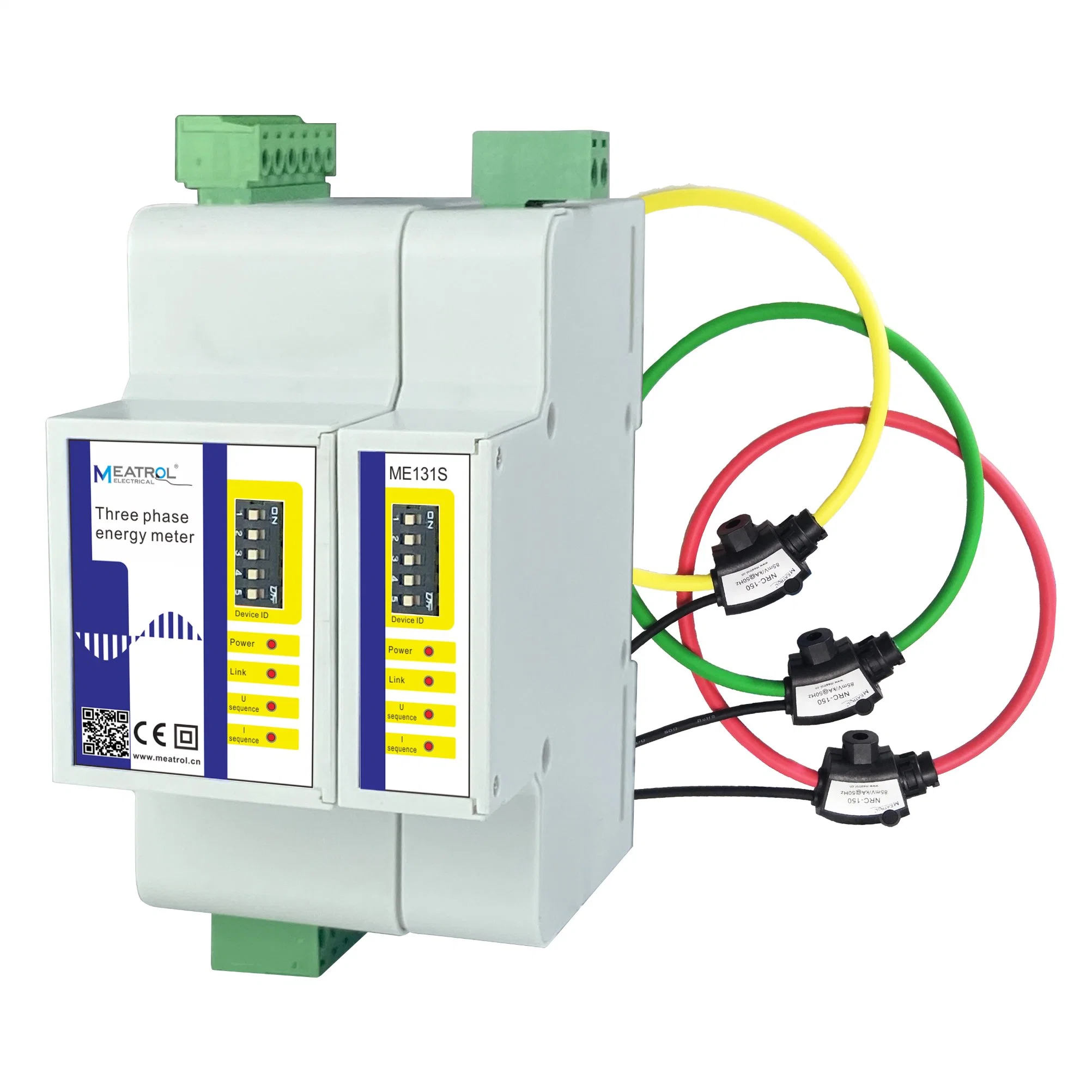 Sondas de bobina Multi-Circuit Smart Meter Multi Rogowski DIN-Rail Electric Medidor de energia