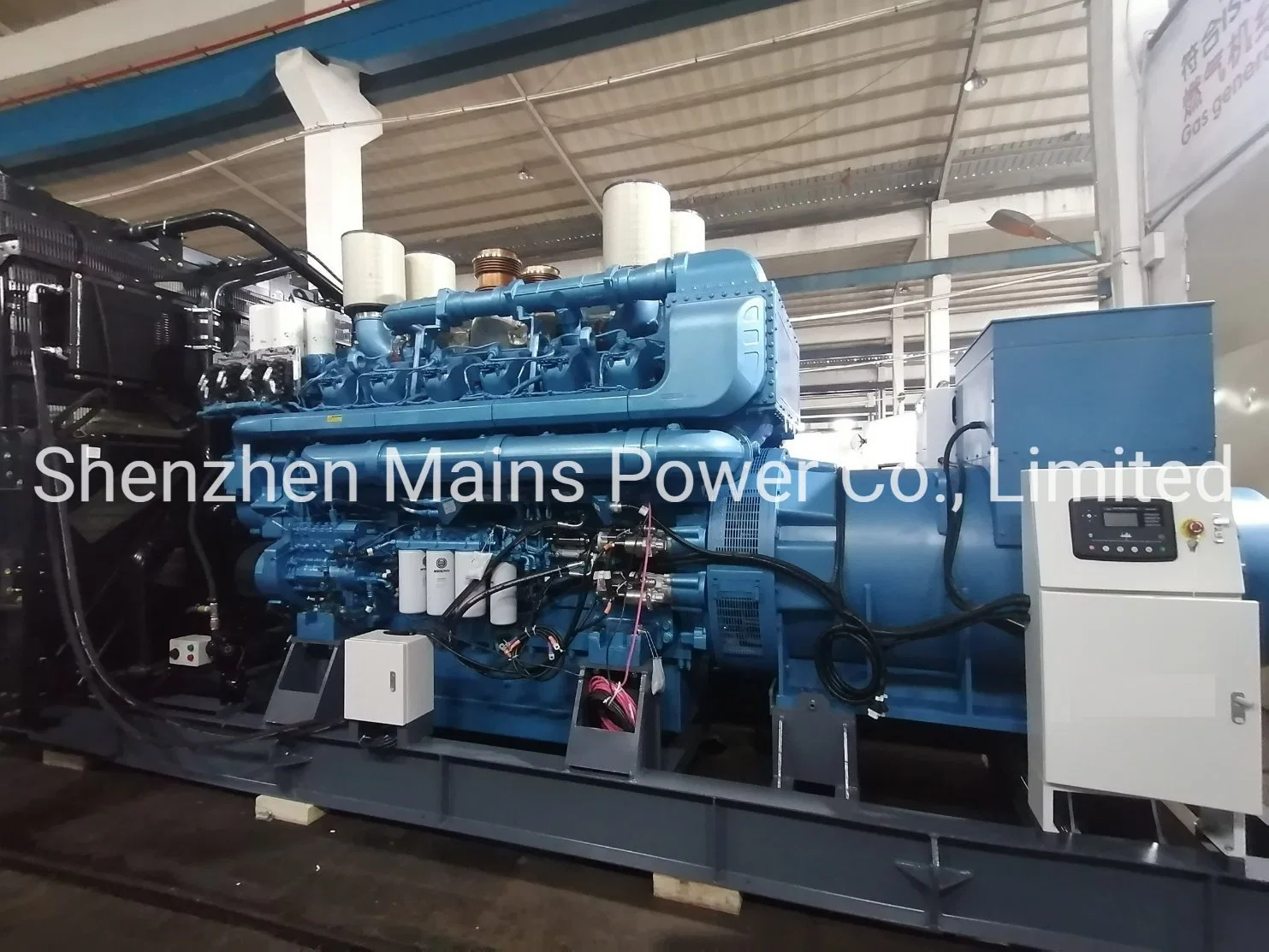 Gerador diesel Boudouin de 2200kw de 2750 kVA com sincronização MB2750 g com gerador de 4MW 5000kVA