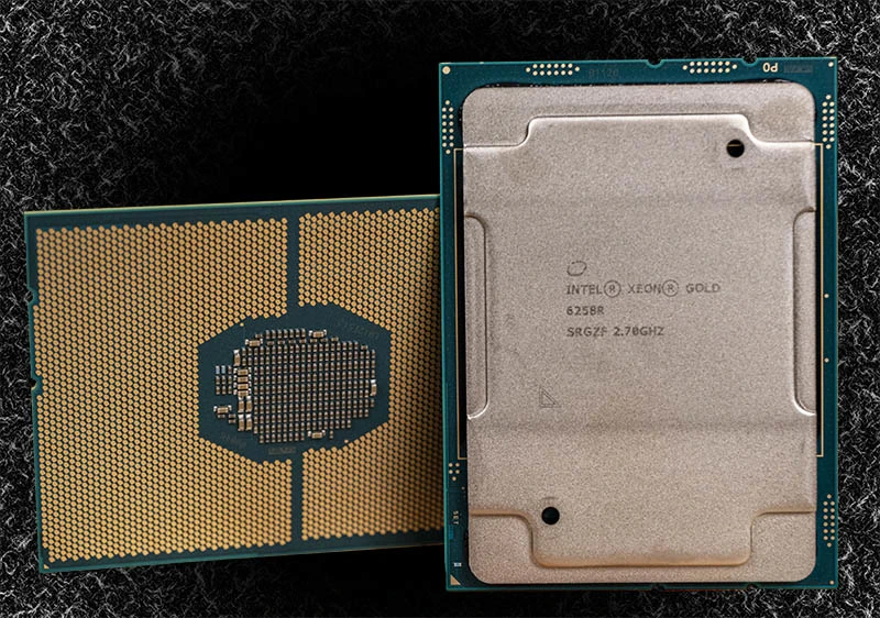 Haut de page La vente de produits prix bon marché de l'or 6258r Processeur CPU Ordinateur serveur