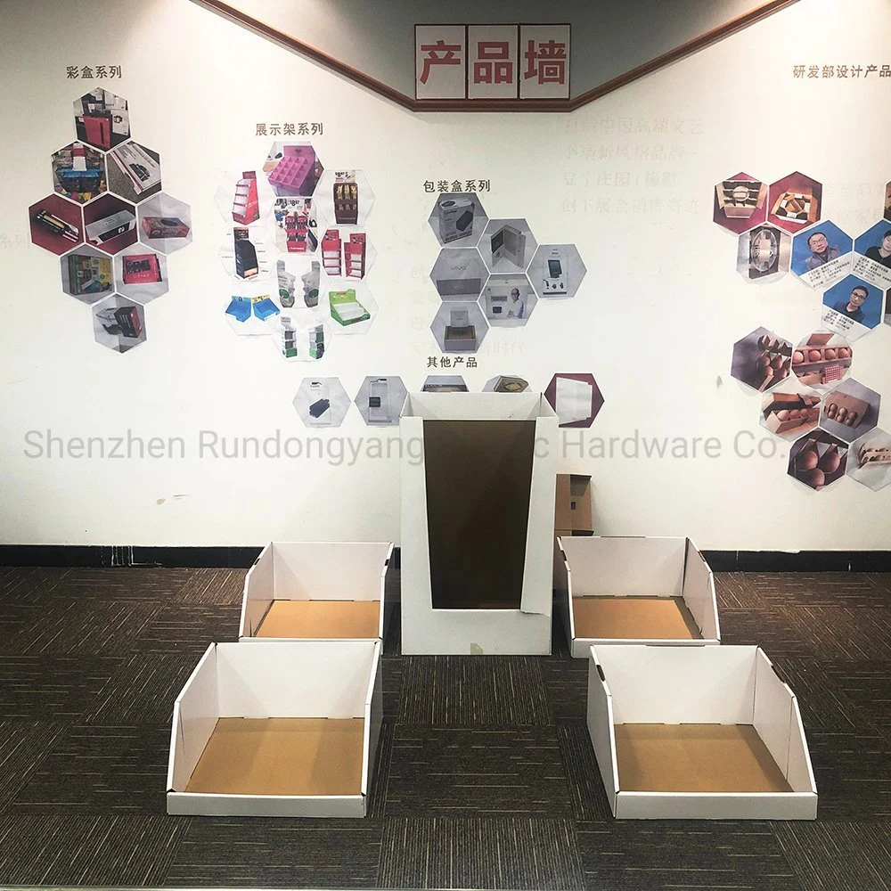 Custom Retail Store Paper Display Racks Promotion Corrugated Stand Cardboard Display