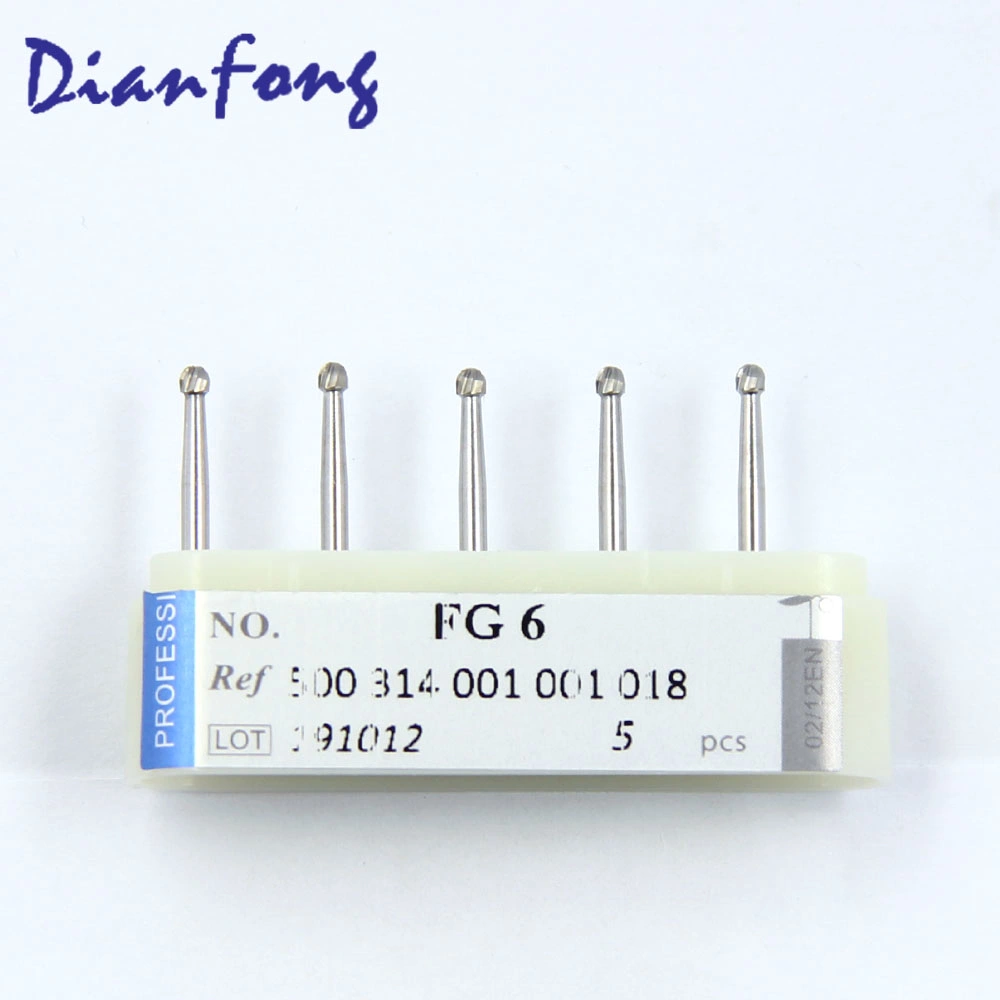 FG6 CE ISO high speed round dentist bur ISO 500 314 001 001 018