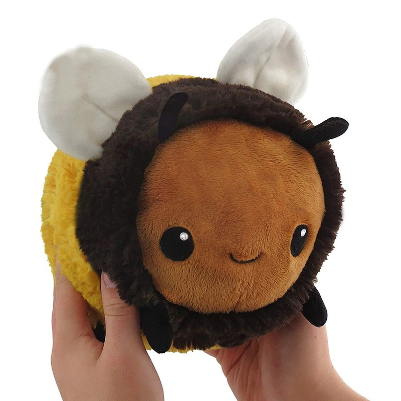 Cute Yellow Stuffed Bee Plush Toy Wholesale/Supplier Custom Logo Kids Plush Bumble Bee Soft Toy