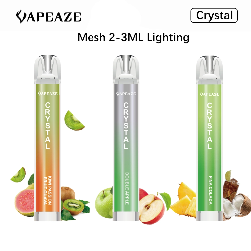 Juice Vape Pen Starter Kit with Battery E Cigarette E-Liquid Premium Crystal Bar Vape Pen