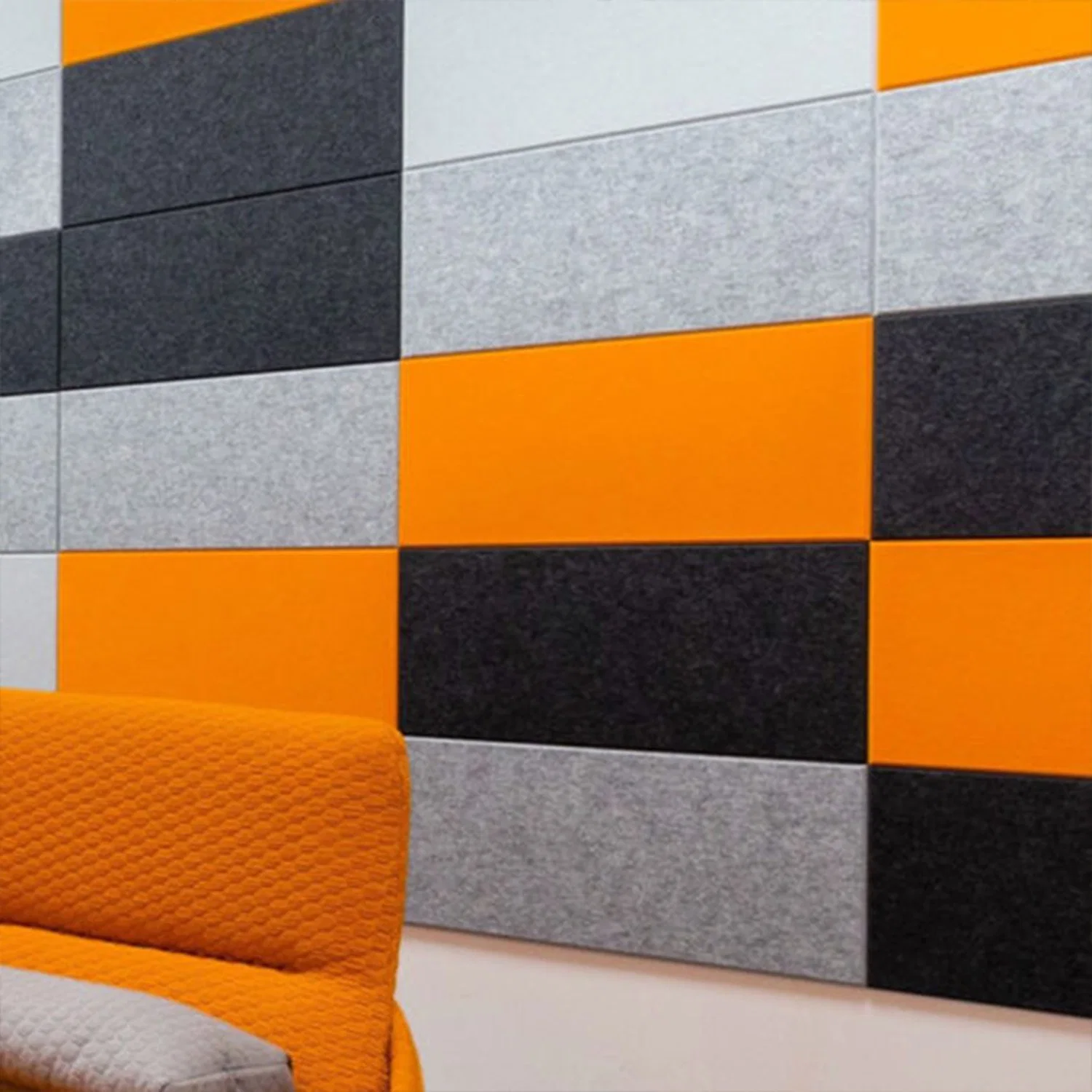 Acoustic Foam Ceiling Tiles High Density Sound Absorption Foam Panel Wall