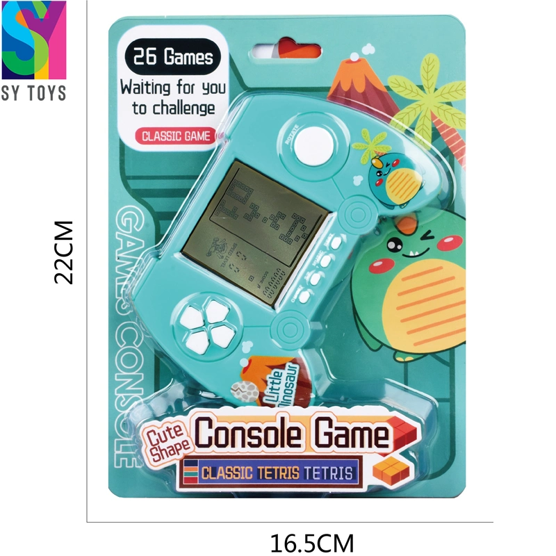 Ordinateur de poche portable Sy Retro jeu Tetris avec son original Tetris jeu d'arcade de poche pour les enfants et adultes