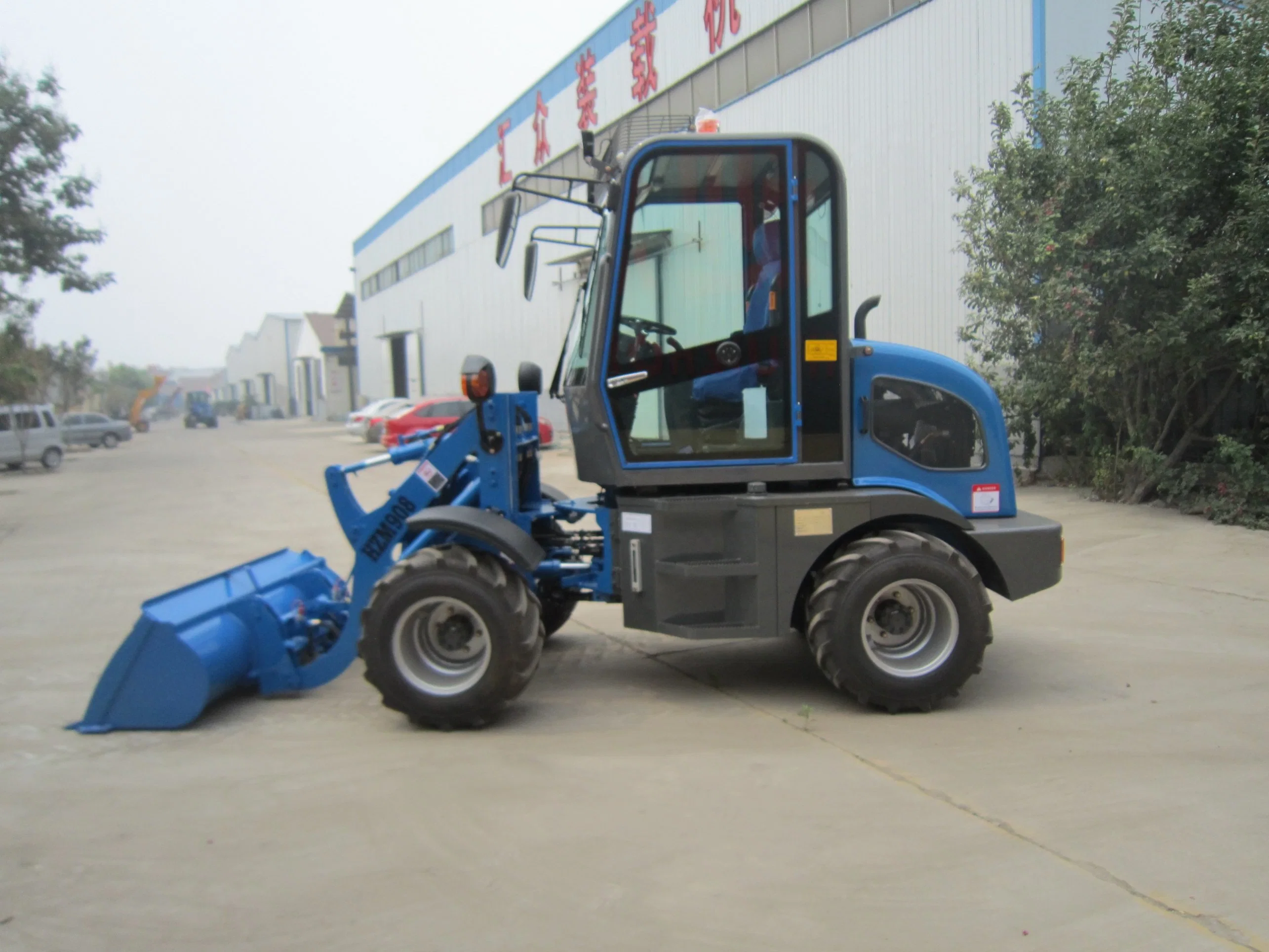 Hzm908 0.8ton Mini Wheel Loader Popular in Farms for Sale