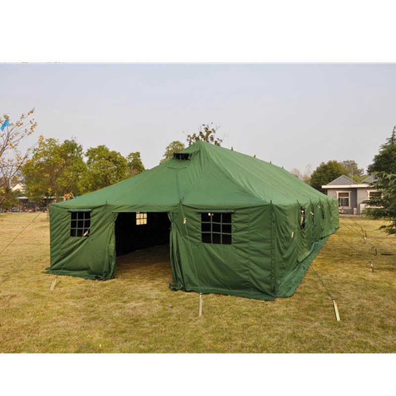 Large Platoon Army Green Steel Pole Canvas Military Tent