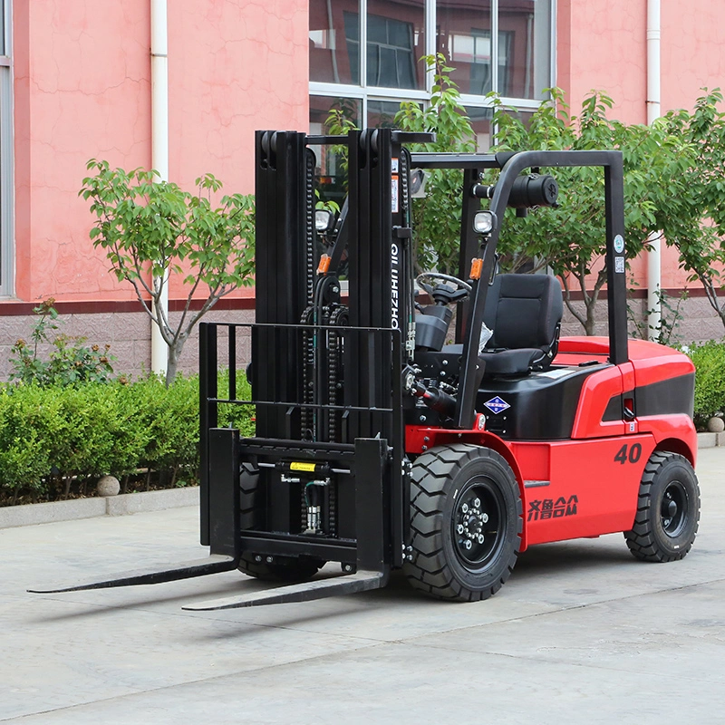 New Style 4ton Load Capacity Electric/Lithium Battery Automatic/Hydraulic Forklift Truck Forklift