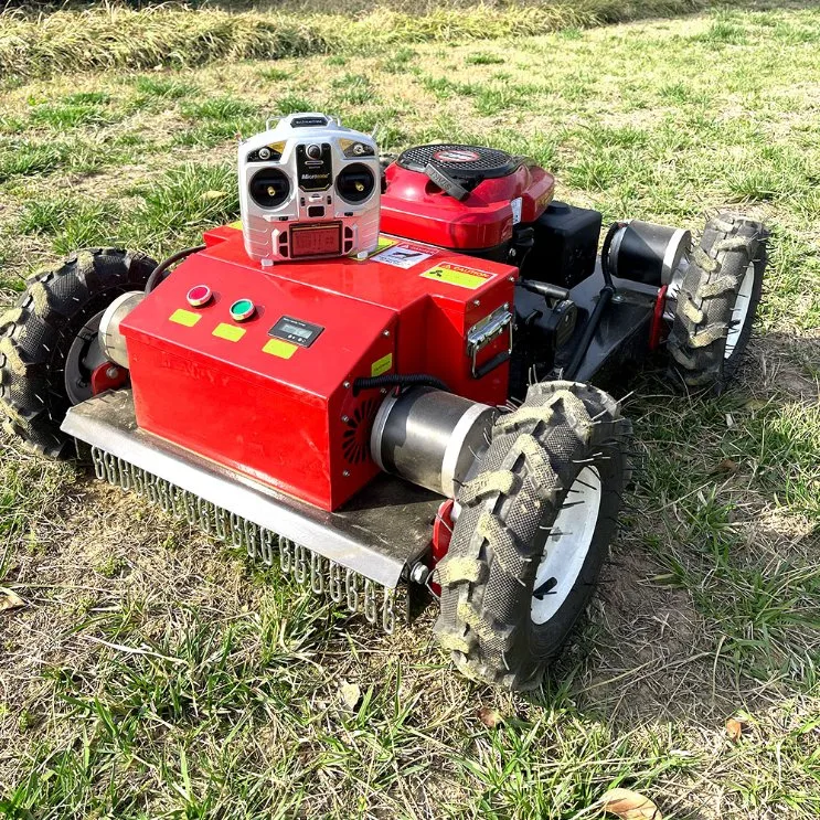 Remote Control Lawn Mower 7.5HP Grass Cutter