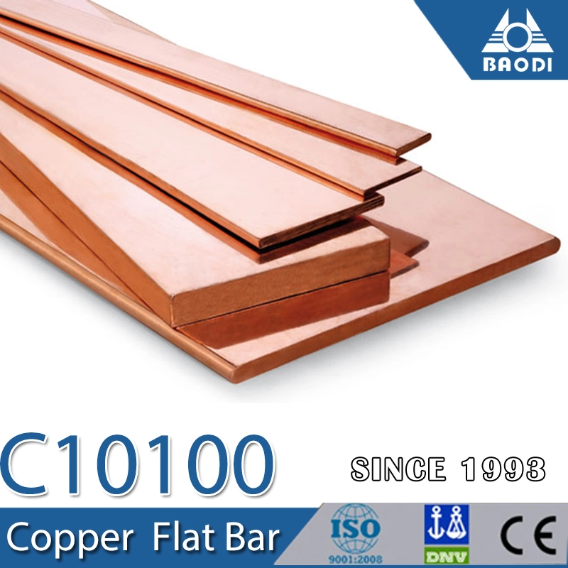Red Copper Busbar for Electrical Equipment Distribution Cabinet