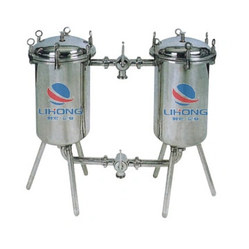 Stainless Steel Double-Tank Filter for Milk, Wine, Drinks, Vinegar, etc