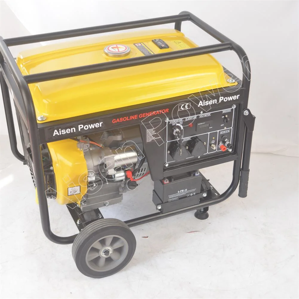 Good Quality 6kw 6 kVA Gasoline Gas Powered Generator