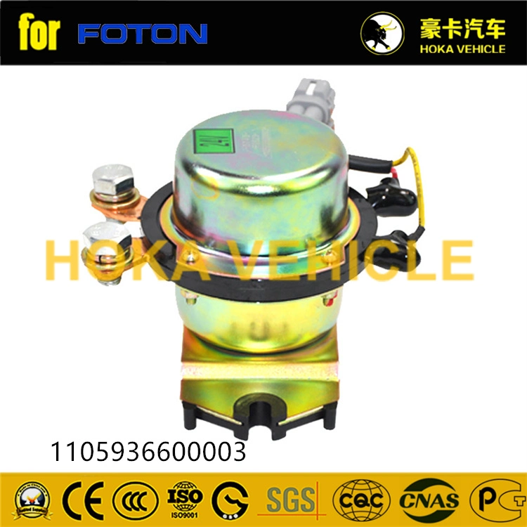 Original Heavy Duty Truck Parts Main Power Switch 1105936600003 for Foton Truck