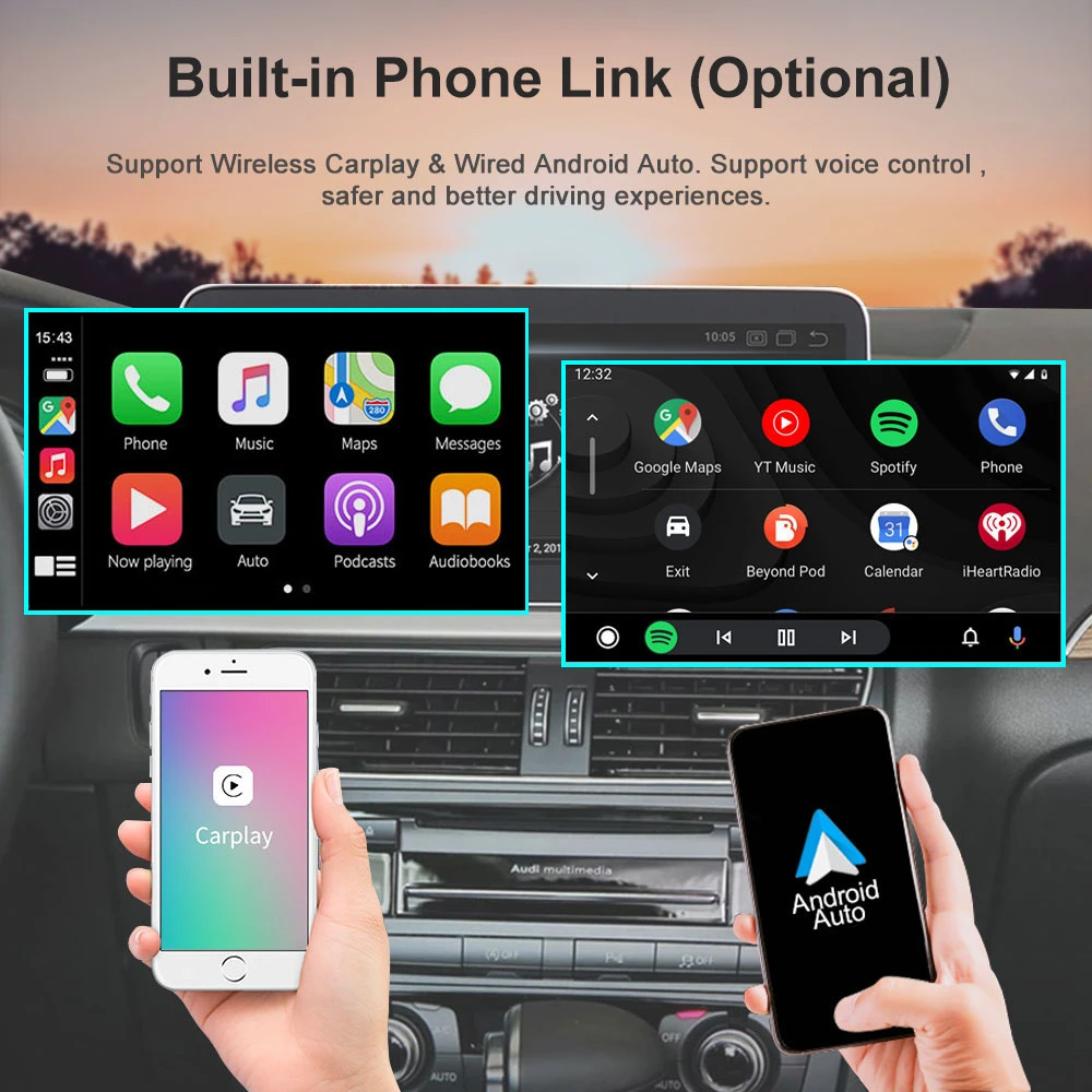 8.8" para el Audi A6 2005-2011 Radio Android Carplay DSP Reproductor Multimedia.