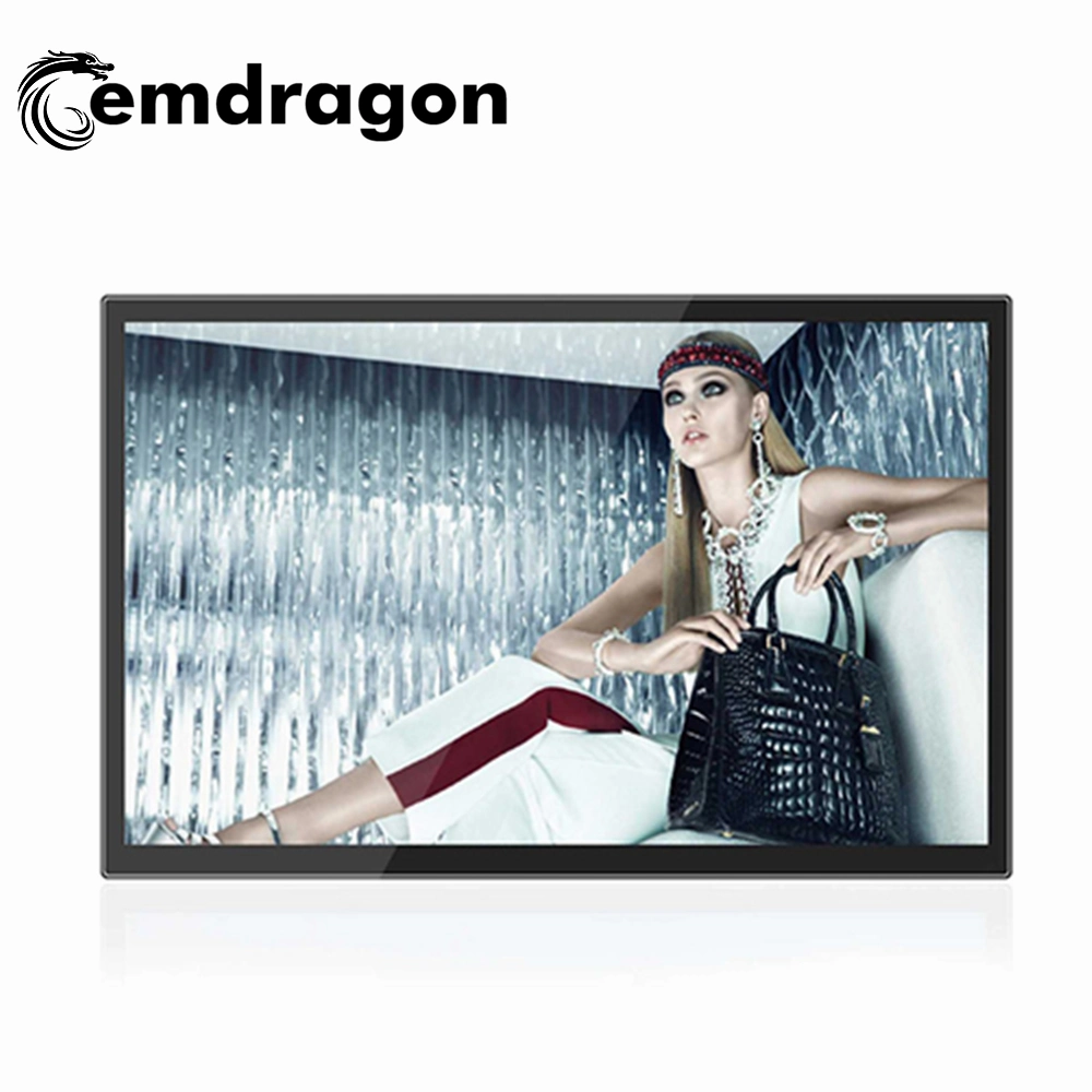 LCD Advertising Video Player 65 Inch Wall Mount Stand Indoor Advertising Player Industrial Touchscreen Monitor