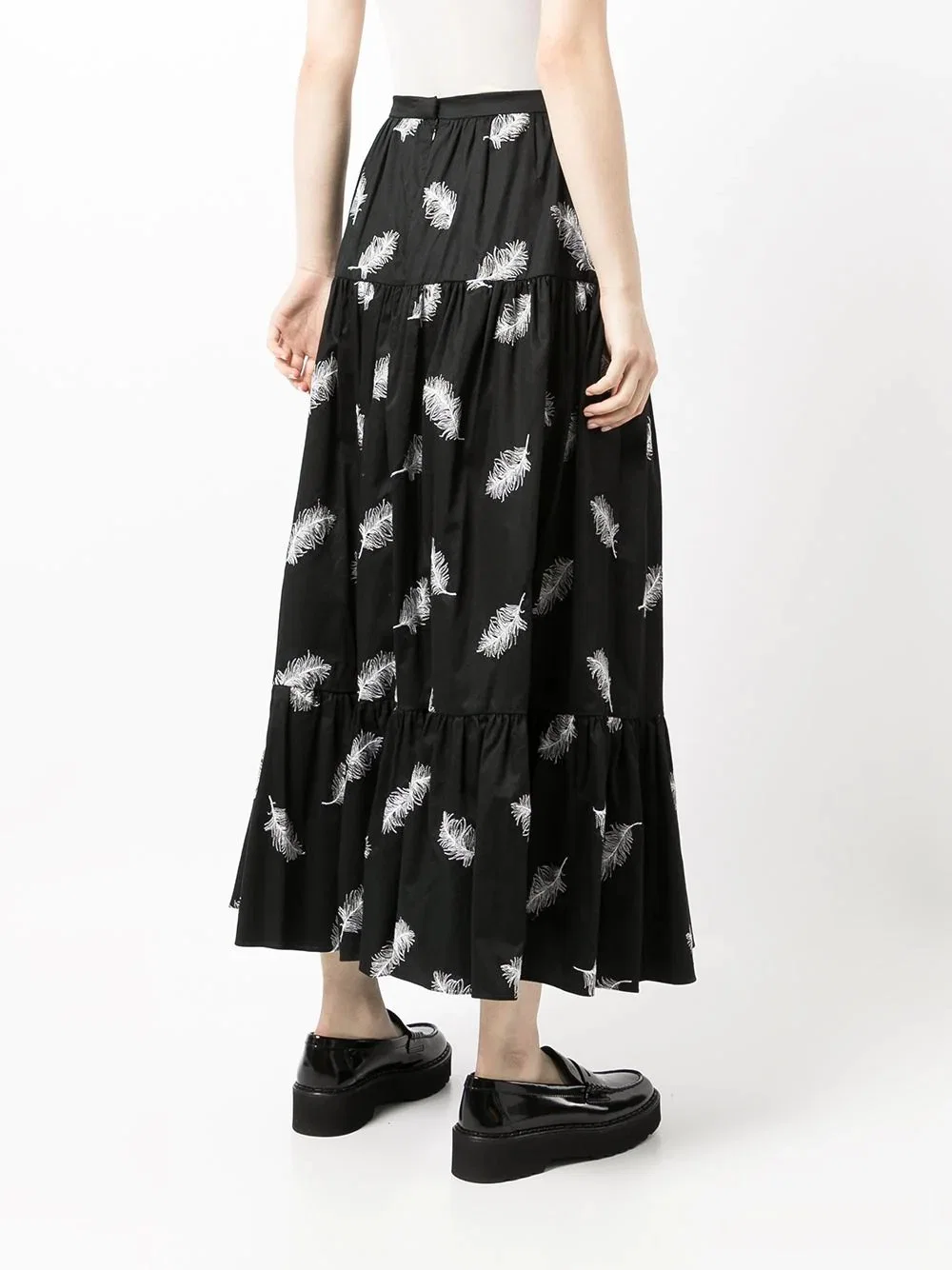 New Arrival Tiered Skirt with Gathered Seams Private Label Wholesale/Supplier Women Skirt