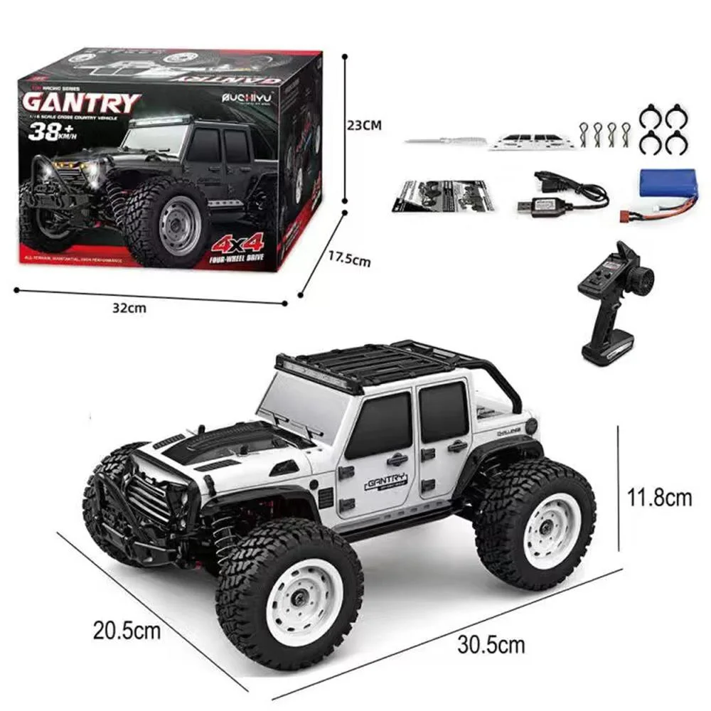 Scy-16103 1/16 RC Drift Racing chasis de metal coches Jeep off road Car