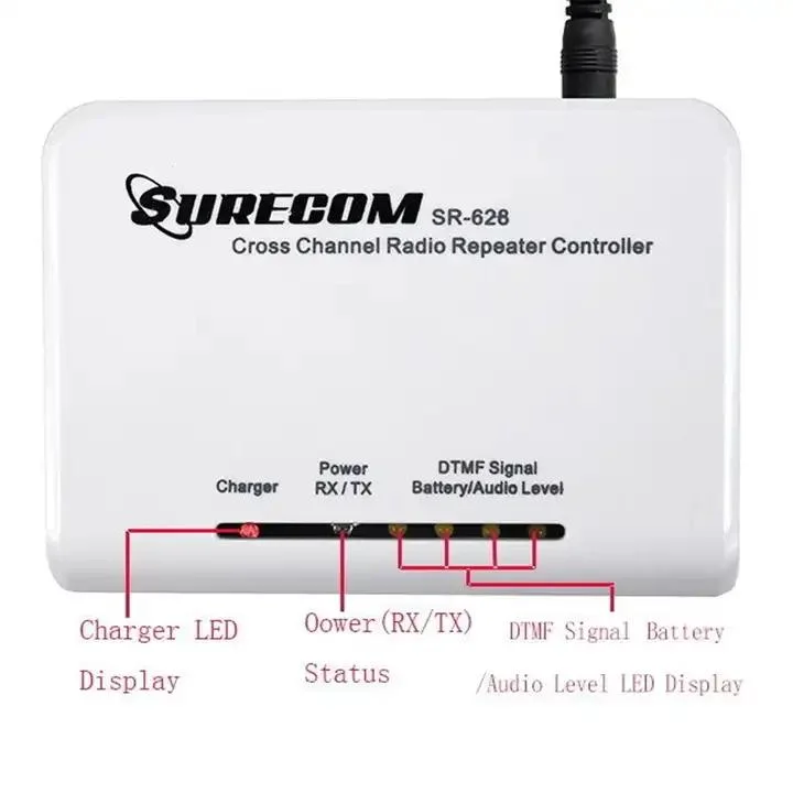 Surecom Sr-628 Signal Booster Channel Band Duplex Repeater Controller for Walkie Talkie Two Way Radio