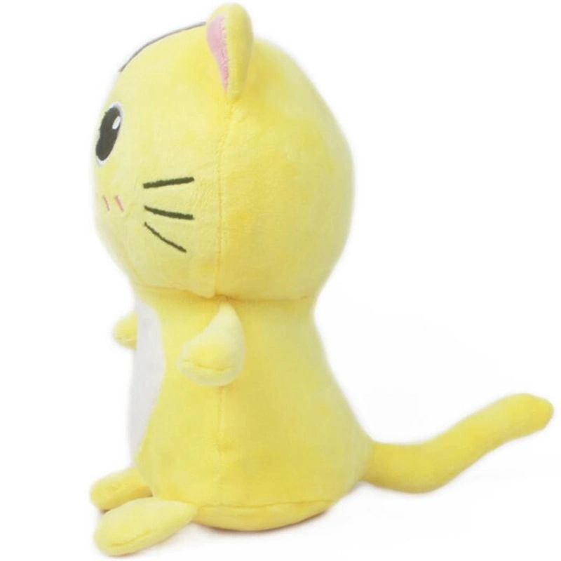 New Custom Lovely Plush Doll Embroidered Soft Cat Toy