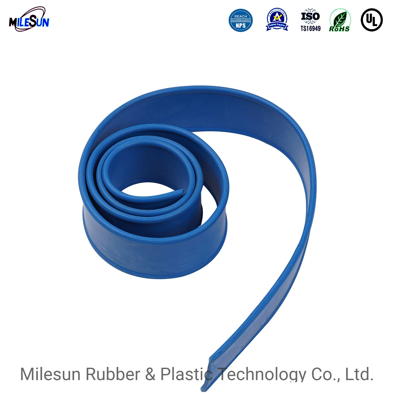 OEM ODM Blue Rubber Sealing Gasket Rubber Cushioning Belt for Engineering Machinery