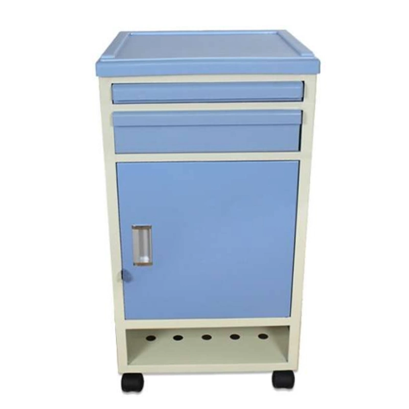 Cheap Price ABS Blue Mecan for Bed Side Locker Bedside Cabinet Hospital