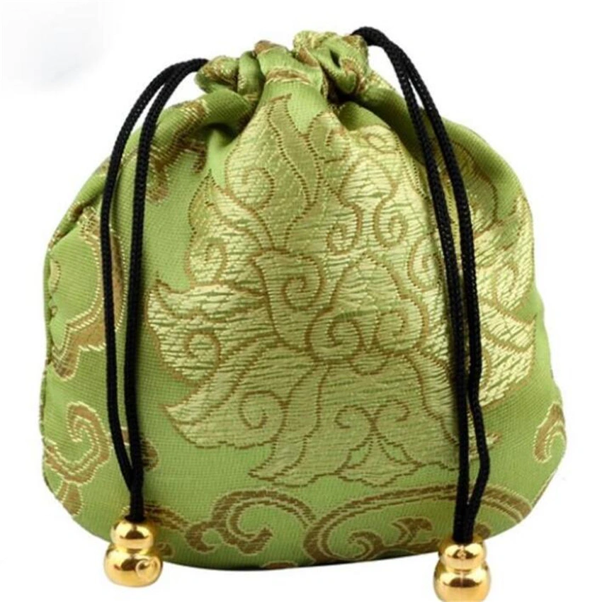 Sac à bijoux en soie avec cordon et porte-monnaie Sac cadeau