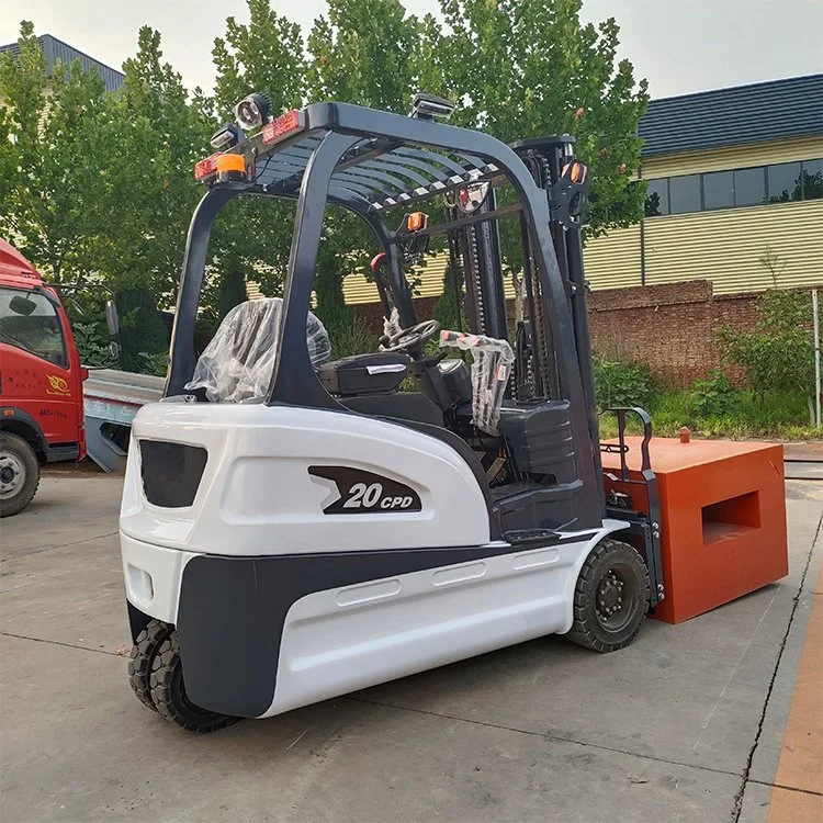 Cpd20 3-Wheel Electric Forklift 2 Ton Warehouse Widely Used 2000kg Li-ion Battery Forklift Truck with 4.5m Triplex Mast