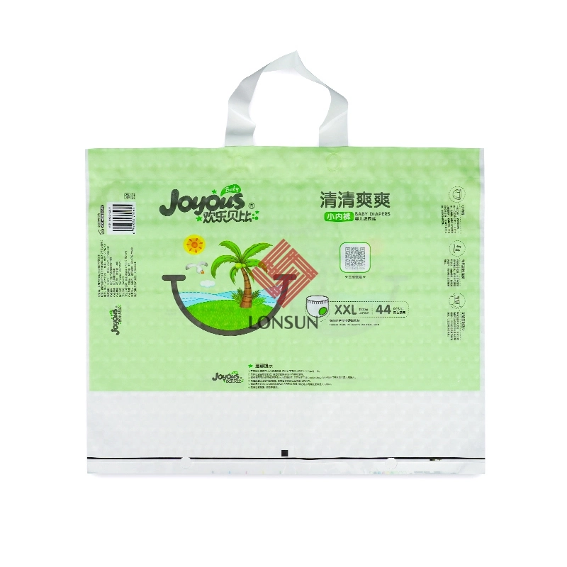 Bolsas de embalaje para pañales Color Impreso PP OPP CPP PE PET PA aluminio Foil Bolsa de plástico papel higiénico tejido húmedo Bolsas de embalaje
