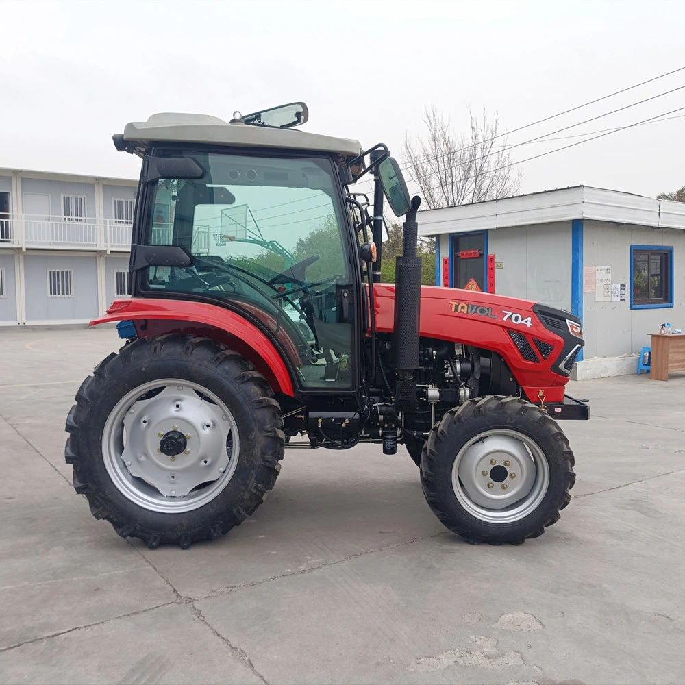 70HP 8+8 12.4-28tyre AC Cabin Wheel Farming Tractors in Tavol