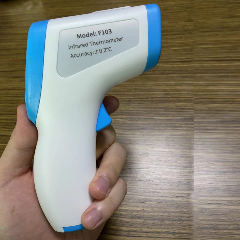 FDA/Ce Digital Baby Temperature Measuring Gun Non-Contact Infrared Forehead Thermometer in Stock