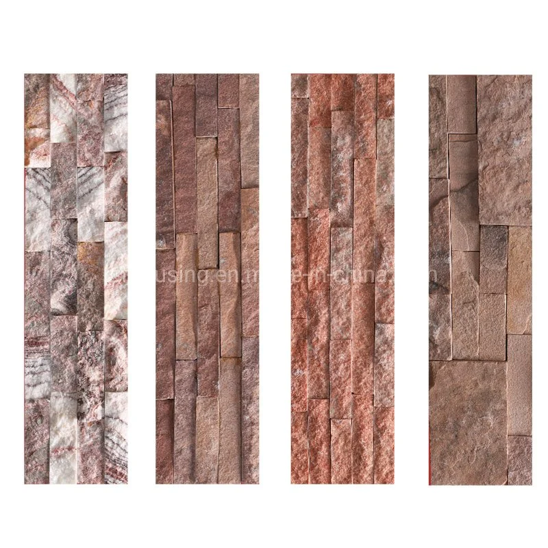 Popular Building Material Pink Natural Culture Stone Zf-Sw-003