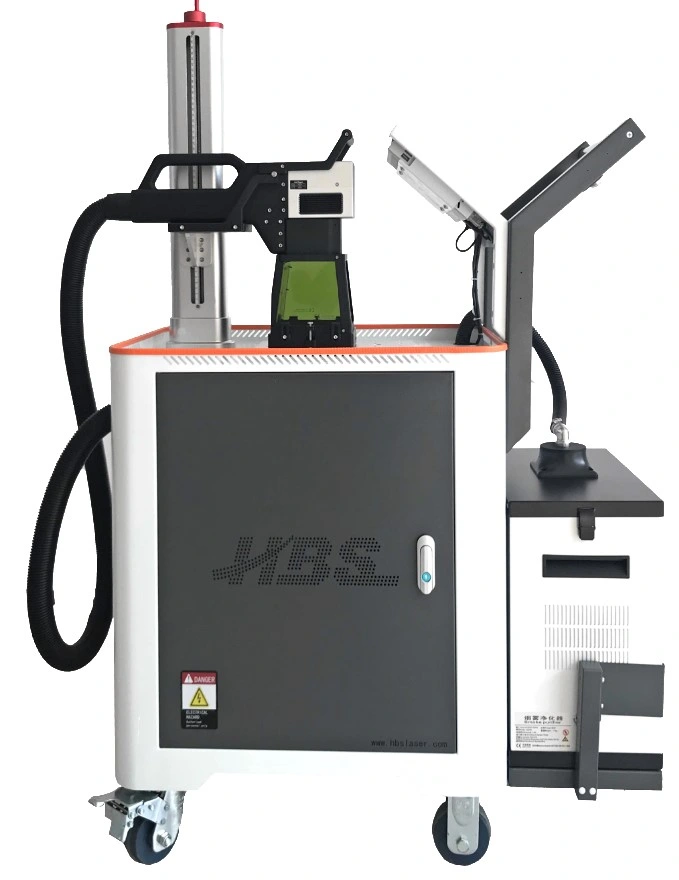 Metall Laser Marking Maschine mit Safe Cover / HBS tragbare Handheld Fiber Lasermarkiermaschine