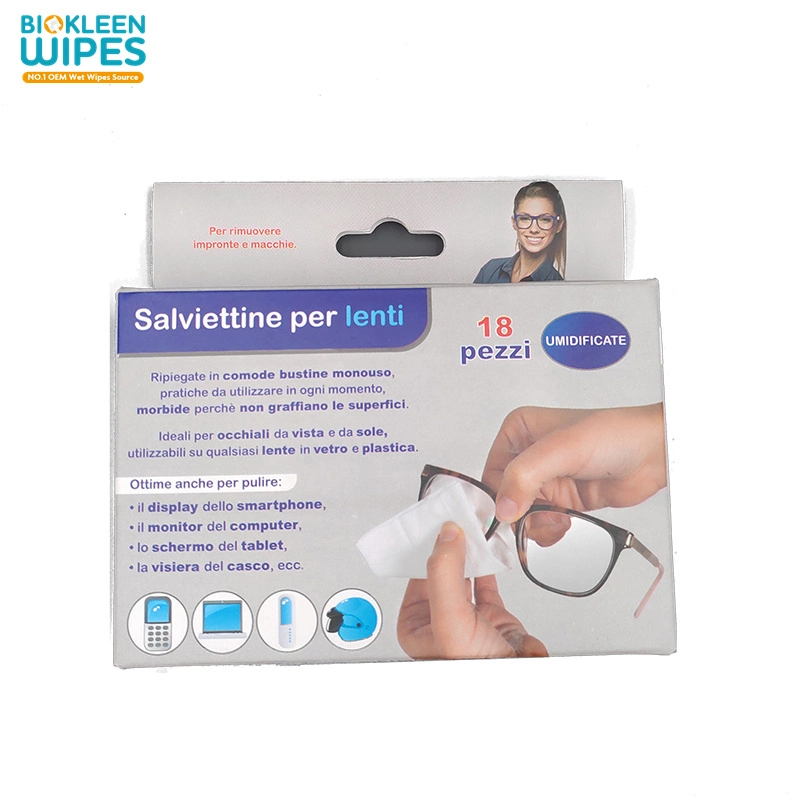 Biokleen 200 Pack Single Pack Anti Fog Lens Wipes Anti Fog Screen Lens Wet Wipes Lens Cleaning Wet Wipes