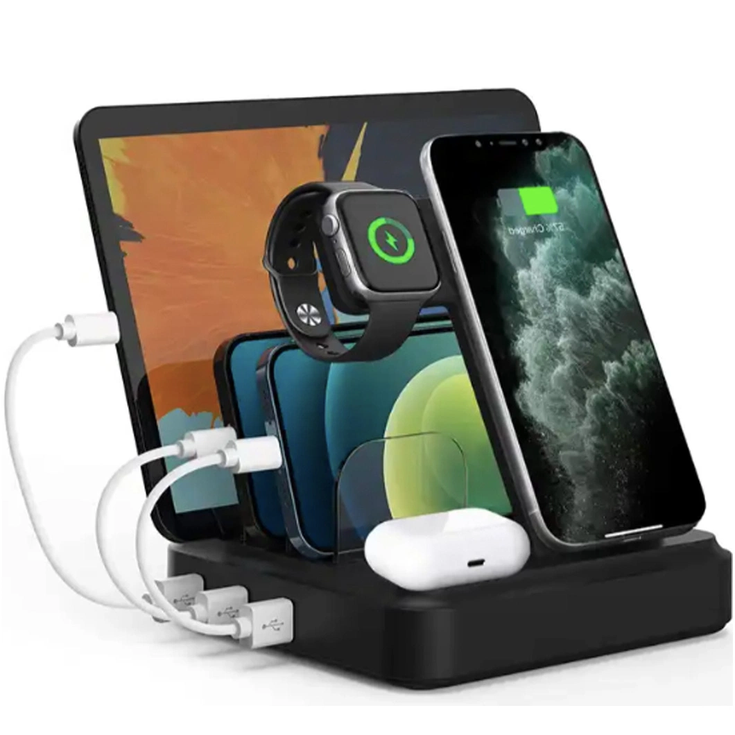 USB Multiple Devices Cell Phone Charger Station Desktop Portable Universal Mobile Phone Charger