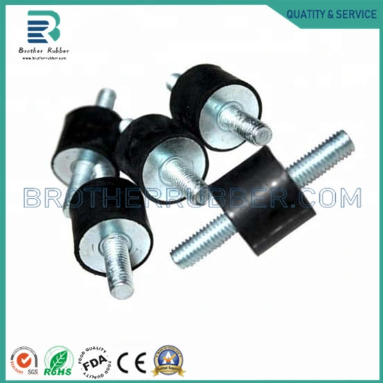 M5 M6 M7 M8 Screw Mount Foot Rubber Mounting Feet with Stud