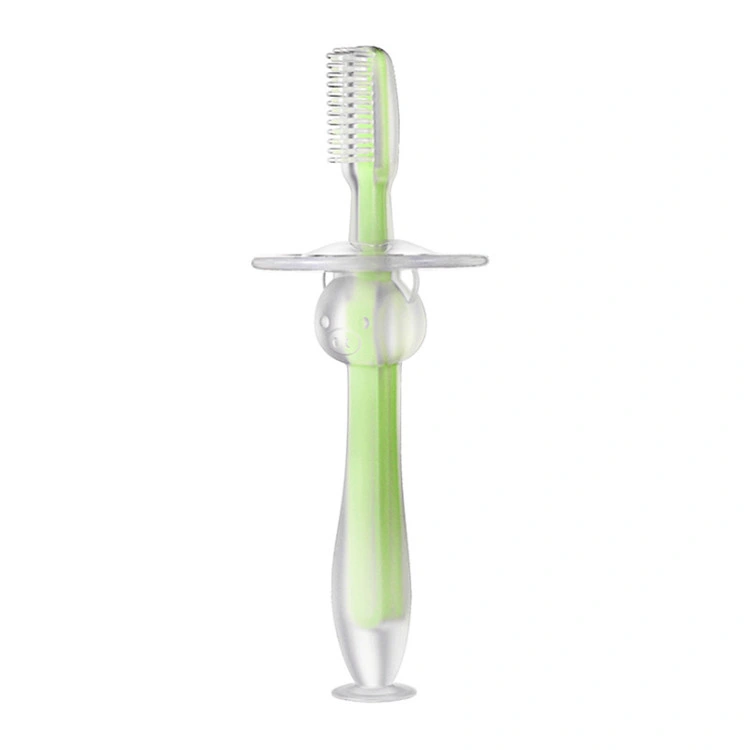 Silicone Durable Suction Soft Baby Toothbrush