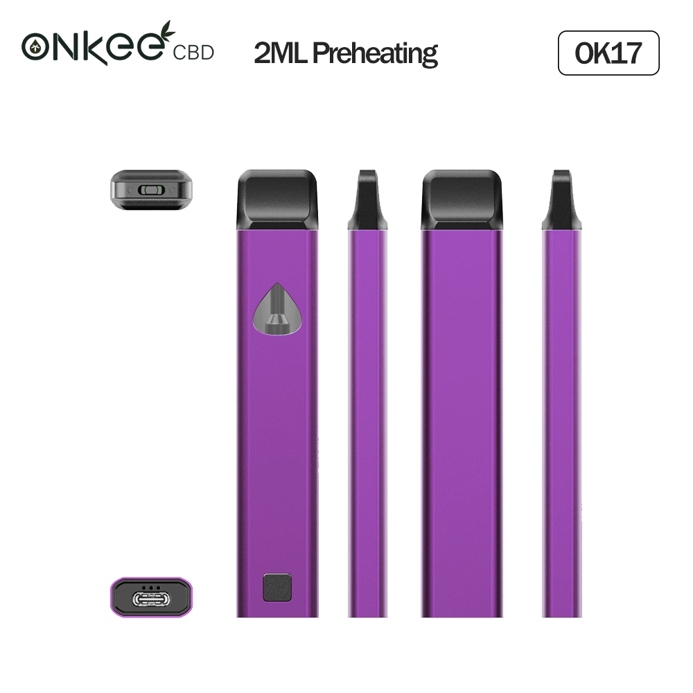 Empty Vape Pen 2ml 1ml Capacity Disposable Vape Pod Rechargeable Vape Pen Wholesale Factory Price