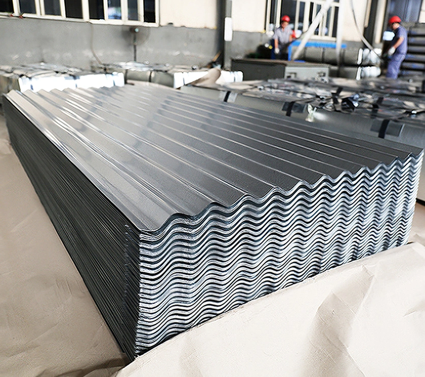 High quality/High cost performance  Trapezoidal Roofing Wall Sheet Building Materialslow Price Prepainted Steel Sheet/Dx51d, Dx52D, Dx53D Gi Galvanized Steel Sheet/ Zinc Corrugated