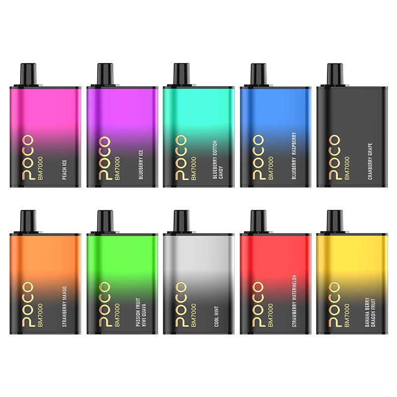 Poco 7000 for Wholesale/Supplier Rechargeable Disposable/Chargeable Vape 17ml E-Liquid 650mAh E-Cig