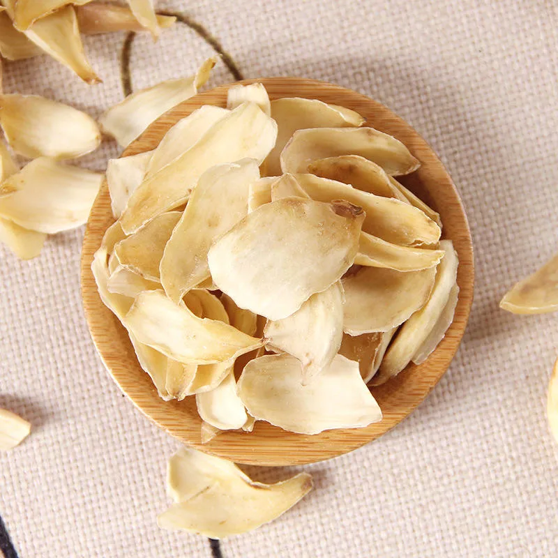 Chinese Traditional Herbal Tea Dried Lily Bulbs Healthy Food Bai He Calla Lily Bulbs Cut Tea