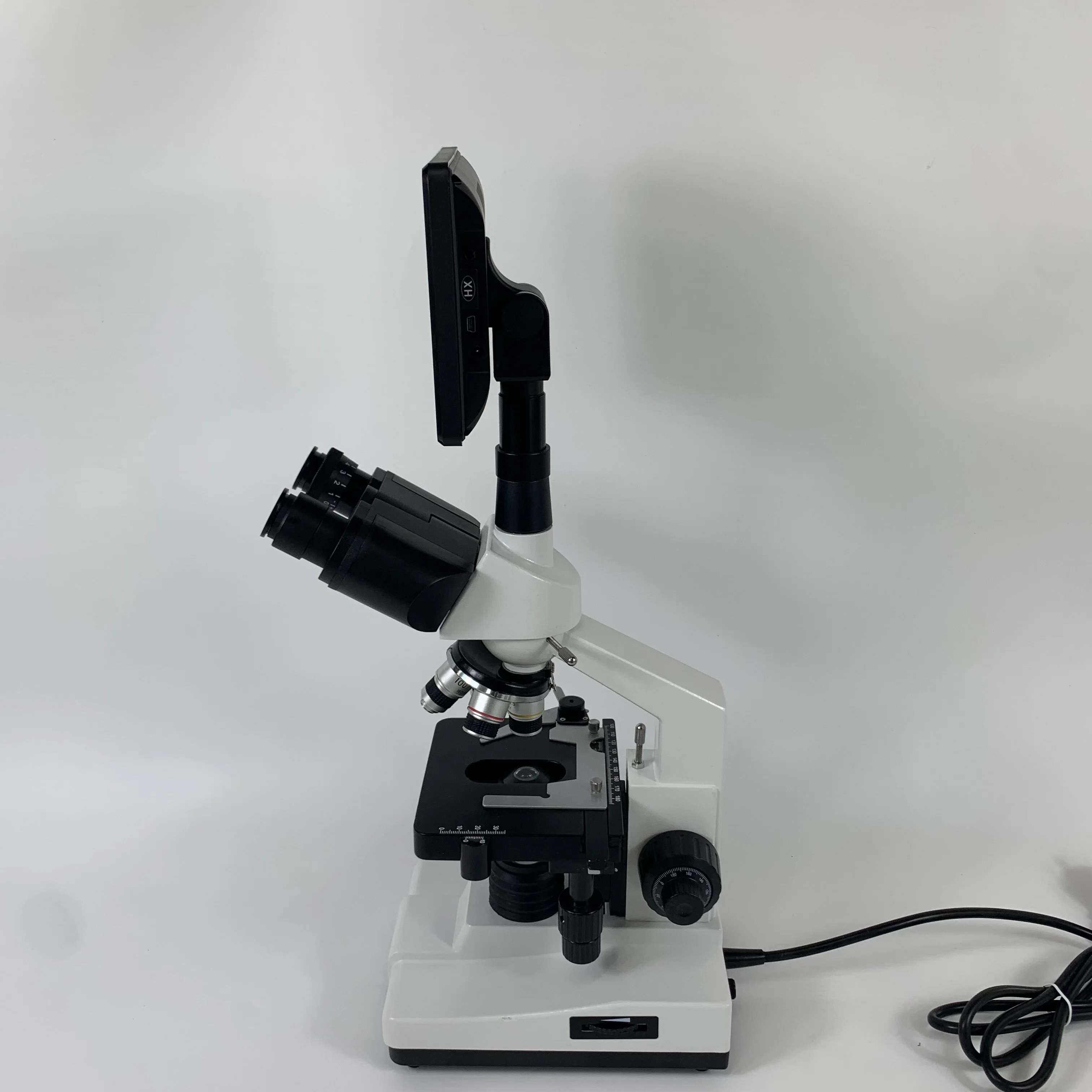 1600X Resolution Medical Instrument Trinocular Microscope for Basic Customization Xsp-100sm+Screen