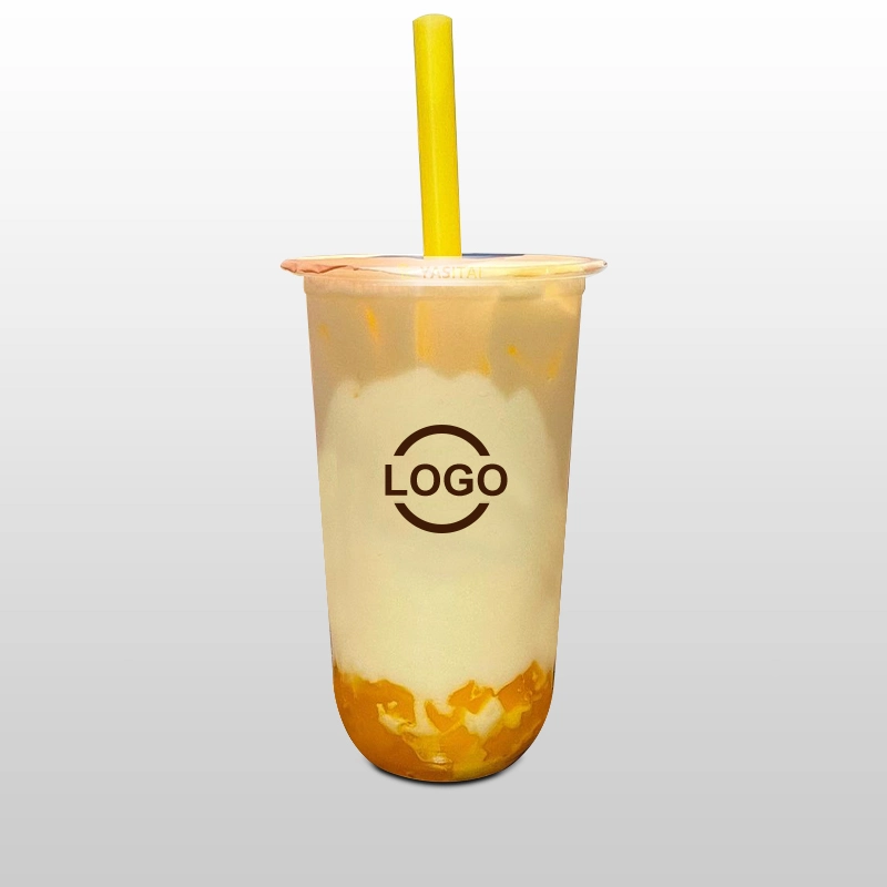 Yst PP U-Shape Factory Price 360cc 500cc Cups Plastic Bubble Tea Cold Milk-Tea Disposable Cup