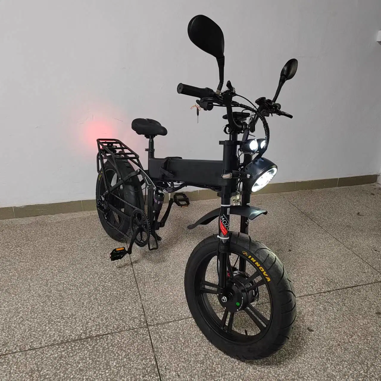 دراجة كهربائية قابلة للطي بقوة 2000 واط محرك ثنائي 21ah/48V Samsung Fat Electric دراجة هوائية