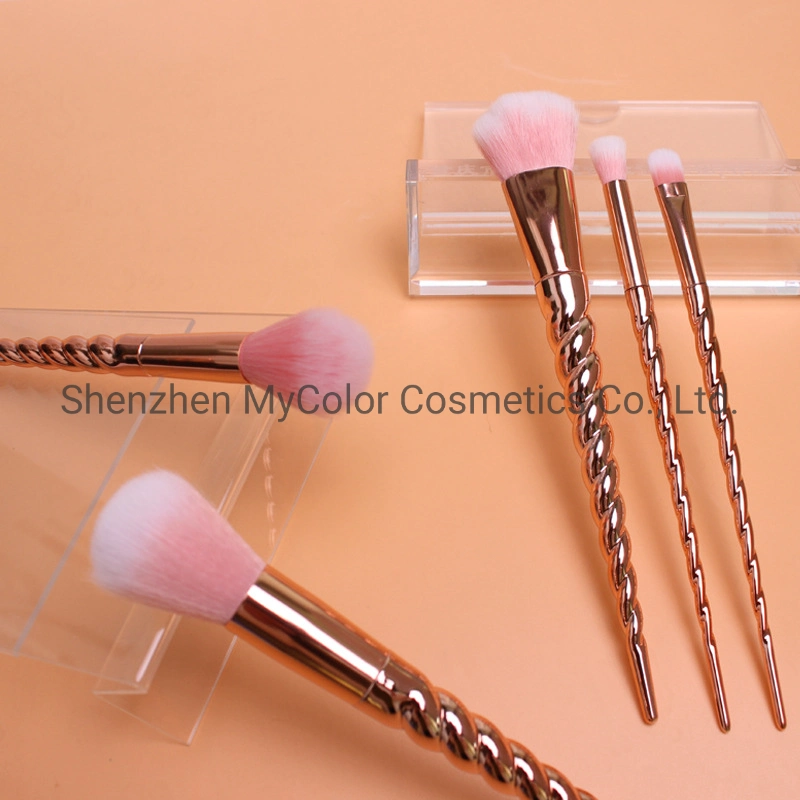 Customized Premium Makeup Brushes Set Rose Gold Powder Eyeshadow Make up Brushes