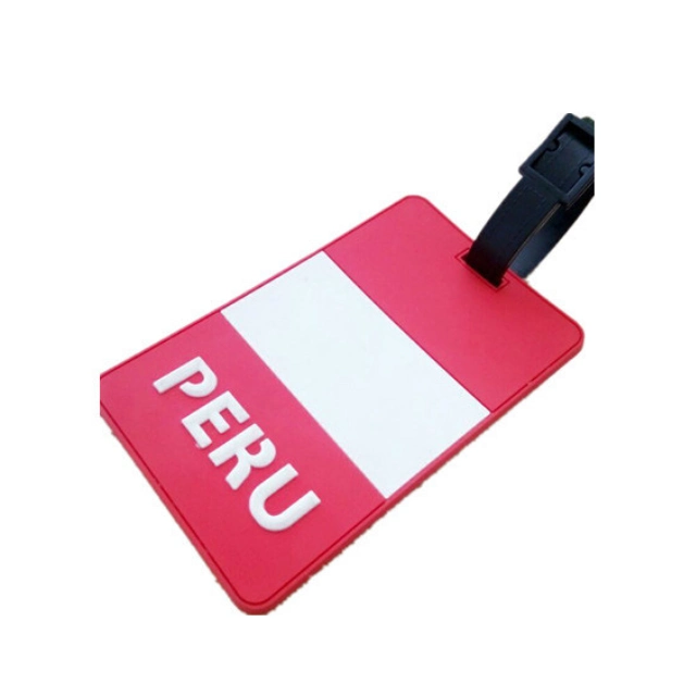 Abrasion Resistance Fashion High quality/High cost performance PVC Luggage Tag Custom Logo