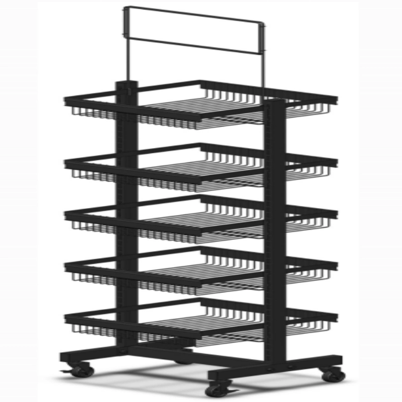 5tiers Metal Display Floor Stand Rack