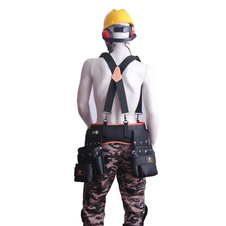 Hot Sale X-Back Tool Belt 4 Point 360 Degree Hook Padder Suspender Work Elastic Suspenders