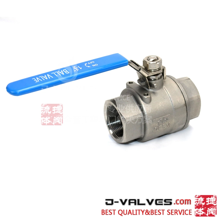 2 PC Ball Valve SS304 SS316 Ball Valve Plumbing Fittings Names of PVC Pipe Stainless Steel Female Pipe Fitting