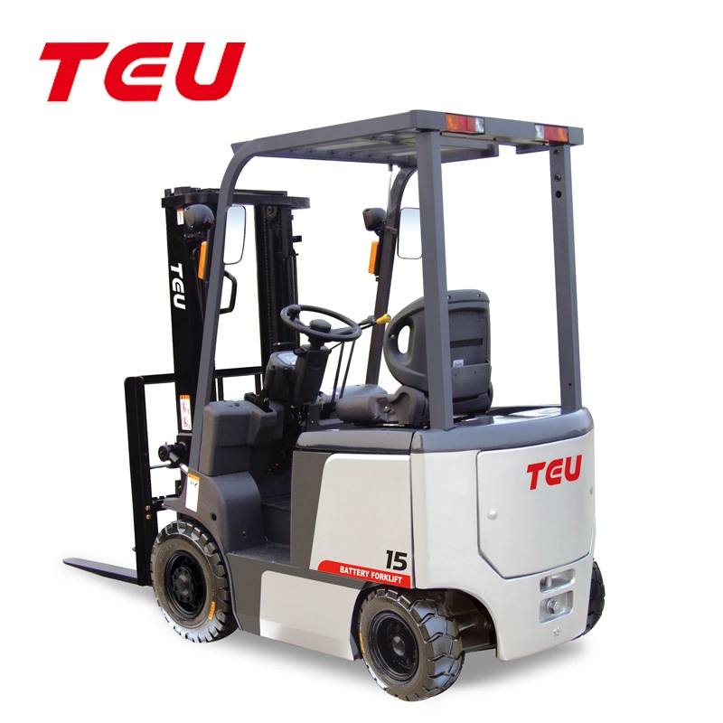 China Famous Brand Teu 1.5t Electric Forklift Truck Good Price