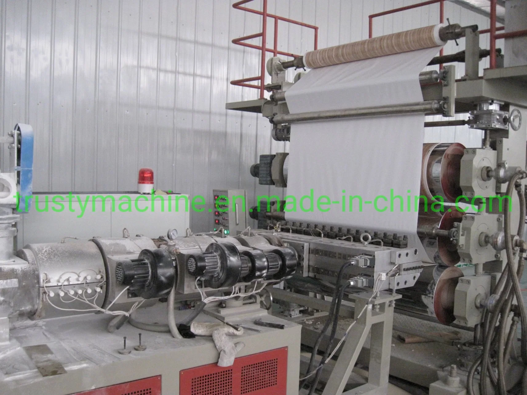 PVC Plastic Artificial Marble Sheet Production Line Extrusion Machine